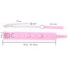 Generique Collier et Laisse Fur Rose